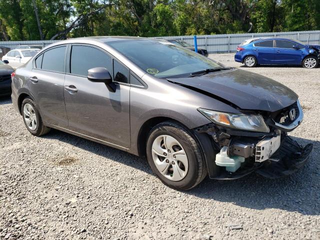 19XFB2F51DE262786 - 2013 HONDA CIVIC LX GRAY photo 4