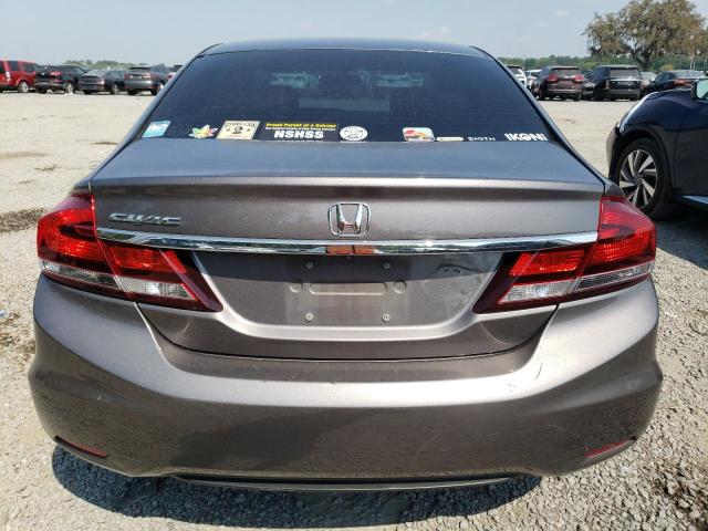 19XFB2F51DE262786 - 2013 HONDA CIVIC LX GRAY photo 6