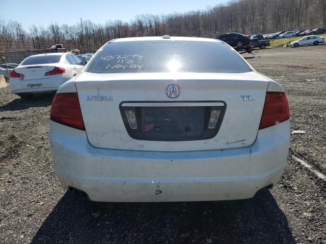 19UUA66295A024794 - 2005 ACURA TL WHITE photo 6