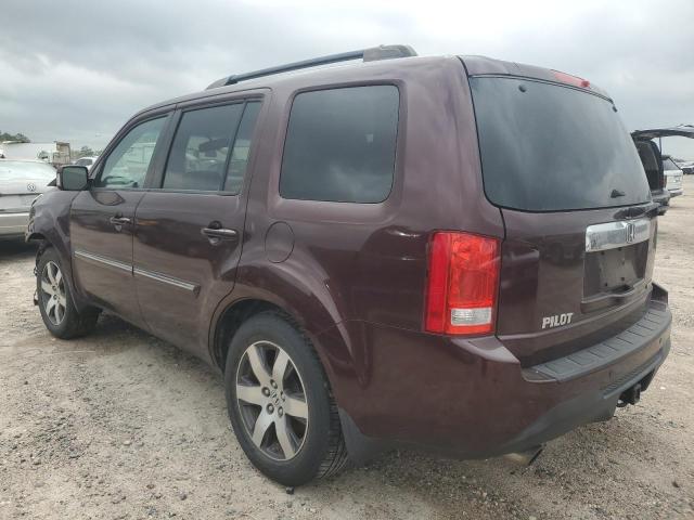 5FNYF3H96CB035962 - 2012 HONDA PILOT TOURING MAROON photo 2