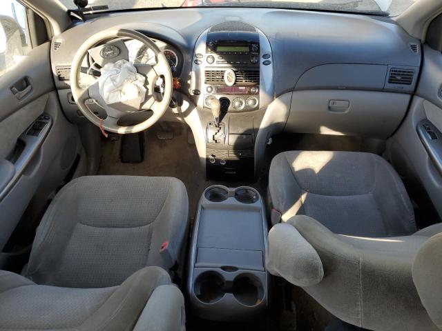 5TDZA23C86S540594 - 2006 TOYOTA SIENNA CE SILVER photo 8