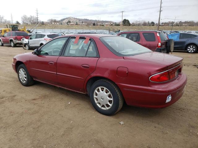 2G4WS52J931173964 - 2003 BUICK CENTURY CUSTOM RED photo 2