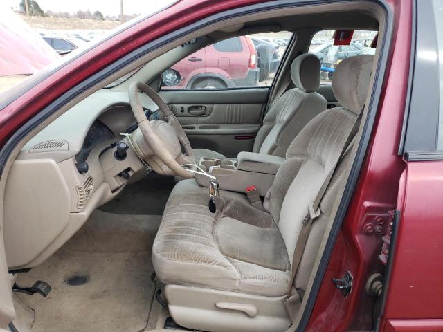 2G4WS52J931173964 - 2003 BUICK CENTURY CUSTOM RED photo 7