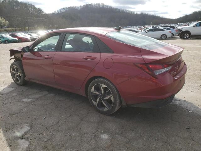 KMHLS4AG7PU460801 - 2023 HYUNDAI ELANTRA SEL RED photo 2