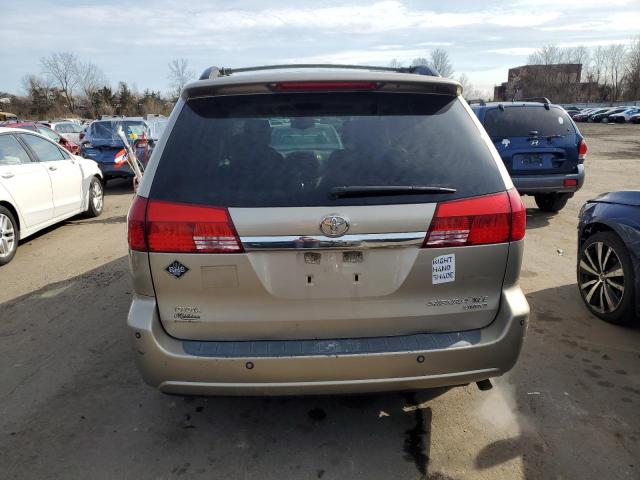 5TDZA22C34S144684 - 2004 TOYOTA SIENNA XLE GOLD photo 6