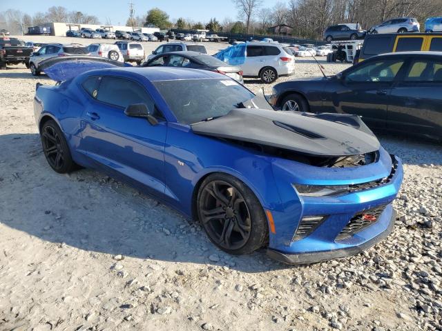 1G1FE1R75J0186484 - 2018 CHEVROLET CAMARO SS BLUE photo 4