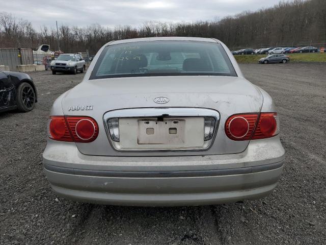 KNALD124X55054517 - 2005 KIA AMANTI GRAY photo 6