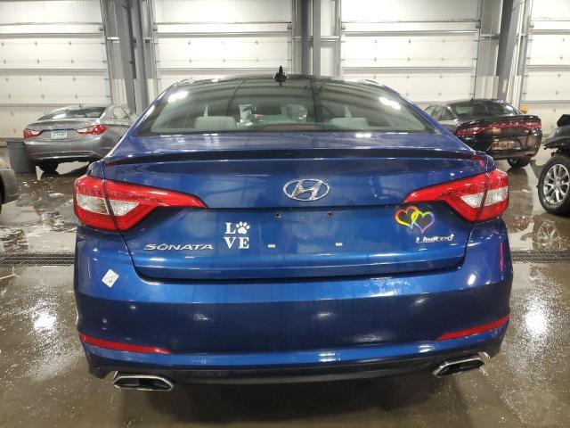 5NPE34AFXGH264458 - 2016 HYUNDAI SONATA SPORT BLUE photo 6