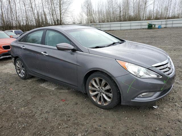 5NPEC4AC6BH147801 - 2011 HYUNDAI SONATA SE CHARCOAL photo 4