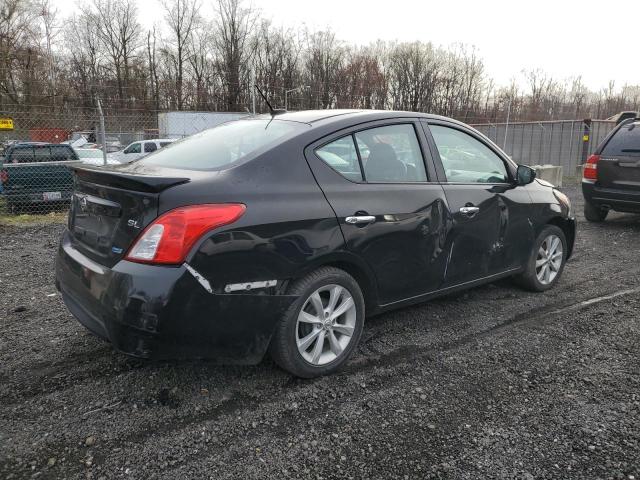 3N1CN7AP9FL800328 - 2015 NISSAN VERSA S BLACK photo 3