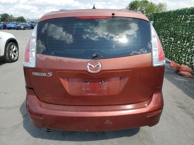 JM1CR293280300971 - 2008 MAZDA 5 RED photo 6