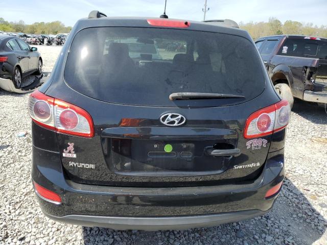 5NMSG3AB9AH337032 - 2010 HYUNDAI SANTA FE GLS BLACK photo 6