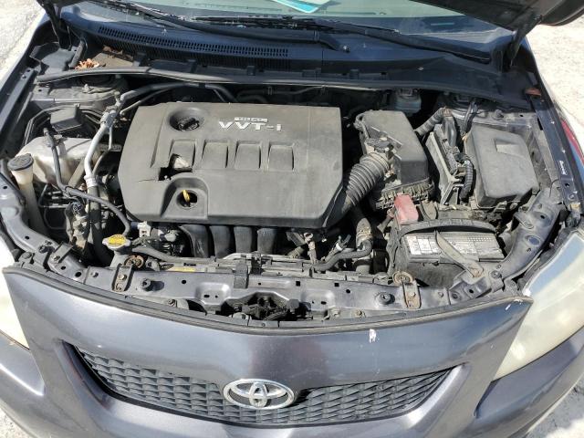 JTDBL40E599030980 - 2009 TOYOTA COROLLA BASE GRAY photo 11