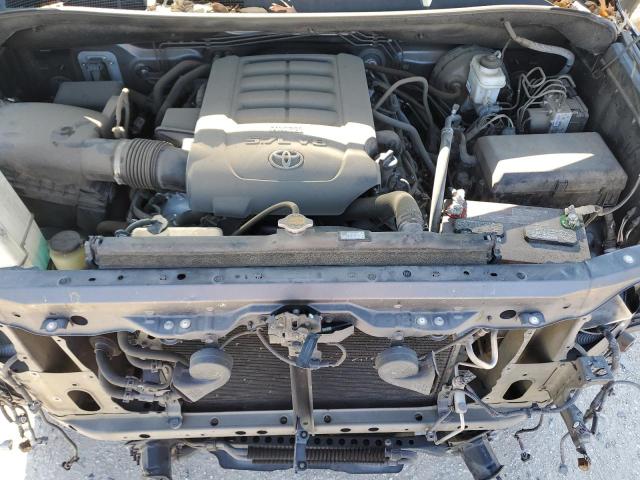 5TFRW5F14HX213958 - 2017 TOYOTA TUNDRA DOUBLE CAB SR/SR5 GRAY photo 11