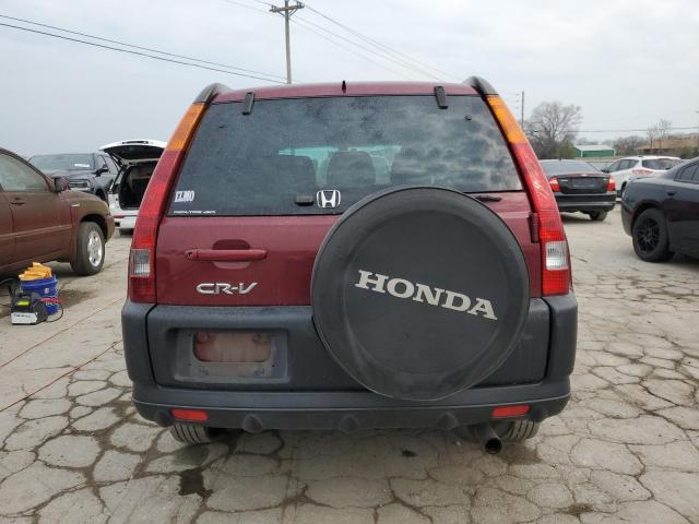 SHSRD78884U223983 - 2004 HONDA CR-V EX RED photo 6