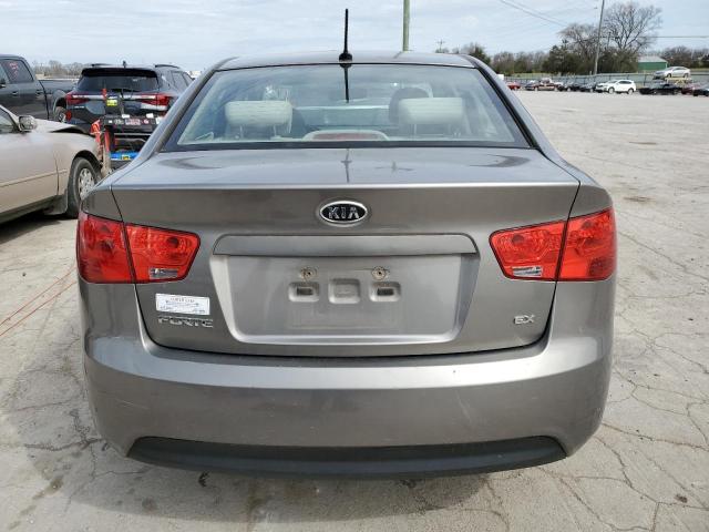 KNAFU4A20C5550227 - 2012 KIA FORTE EX GRAY photo 6