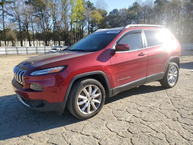 1C4PJLDB6FW761470 - 2015 JEEP CHEROKEE LIMITED RED photo 1