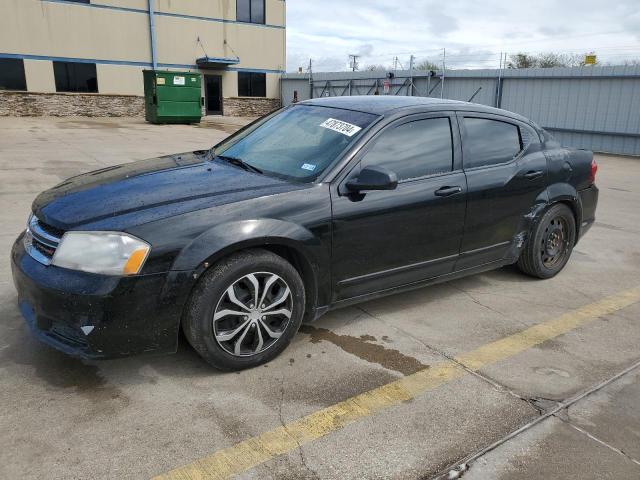 1C3CDZAB1CN323815 - 2012 DODGE AVENGER SE BLACK photo 1