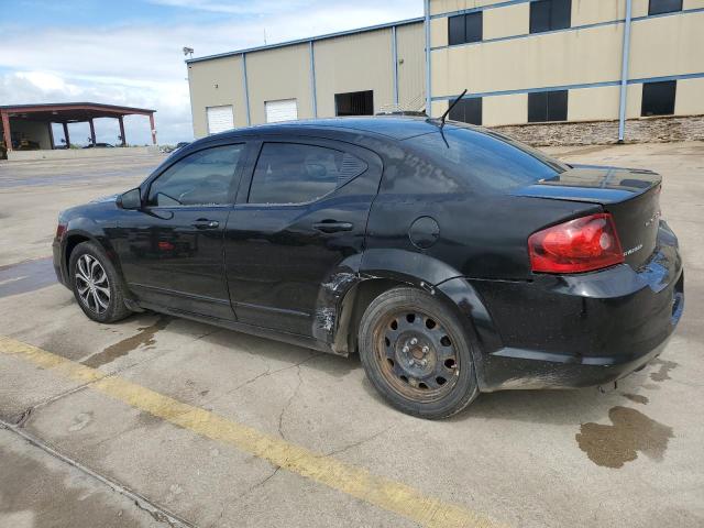 1C3CDZAB1CN323815 - 2012 DODGE AVENGER SE BLACK photo 2