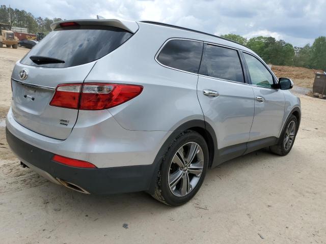 KM8SRDHF2EU078368 - 2014 HYUNDAI SANTA FE GLS SILVER photo 3