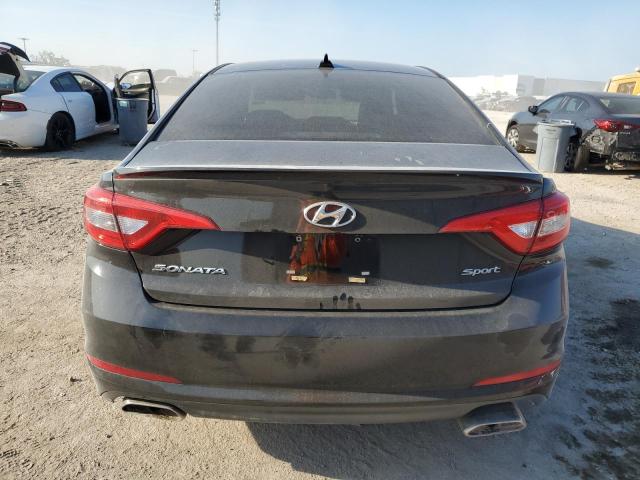 5NPE34AF6GH372754 - 2016 HYUNDAI SONATA SPORT GRAY photo 6