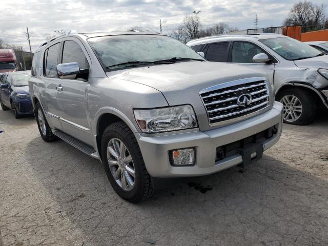 5N3AA08C18N905963 - 2008 INFINITI QX56 SILVER photo 4