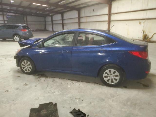 KMHCT4AE3GU139155 - 2016 HYUNDAI ACCENT SE BLUE photo 2