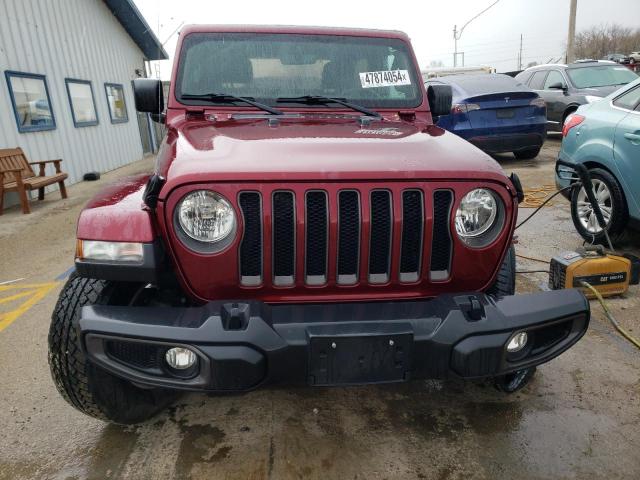 1C4HJXAG8MW741424 - 2021 JEEP WRANGLER SPORT MAROON photo 5