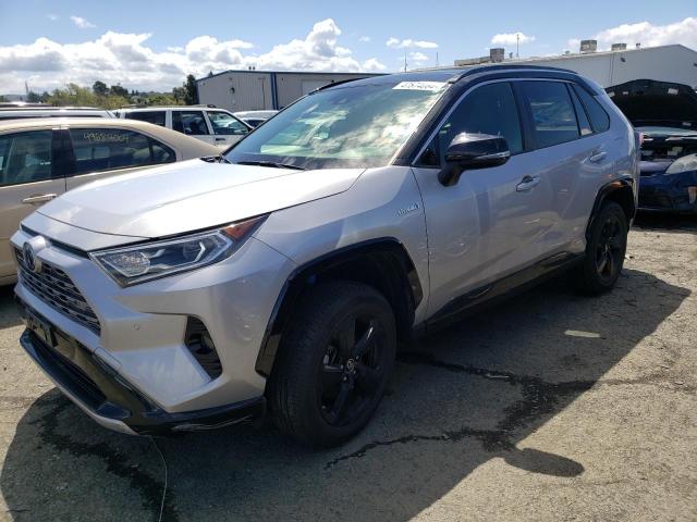 JTMEWRFV3KD516005 - 2019 TOYOTA RAV4 XSE GRAY photo 1