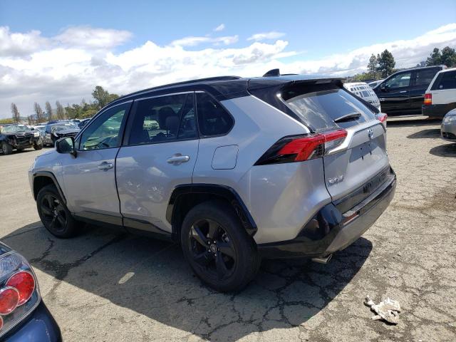 JTMEWRFV3KD516005 - 2019 TOYOTA RAV4 XSE GRAY photo 2