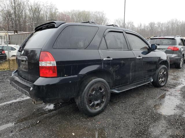 2HNYD182X2H501697 - 2002 ACURA MDX BLACK photo 3