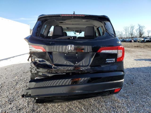 5FNYF6H21NB050845 - 2022 HONDA PILOT SE BLACK photo 6