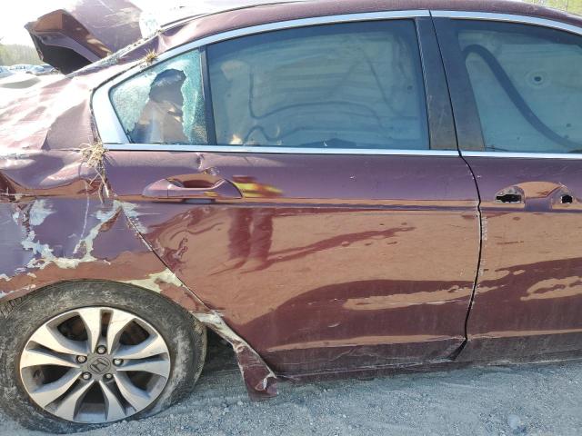 1HGCP2F4XAA119525 - 2010 HONDA ACCORD LXP MAROON photo 10