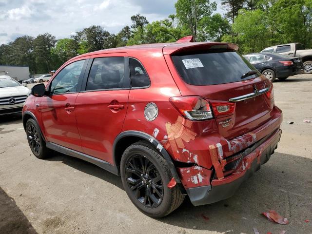 JA4AP3AU6JU015402 - 2018 MITSUBISHI OUTLANDER ES RED photo 2