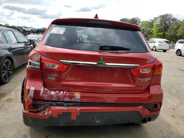 JA4AP3AU6JU015402 - 2018 MITSUBISHI OUTLANDER ES RED photo 6