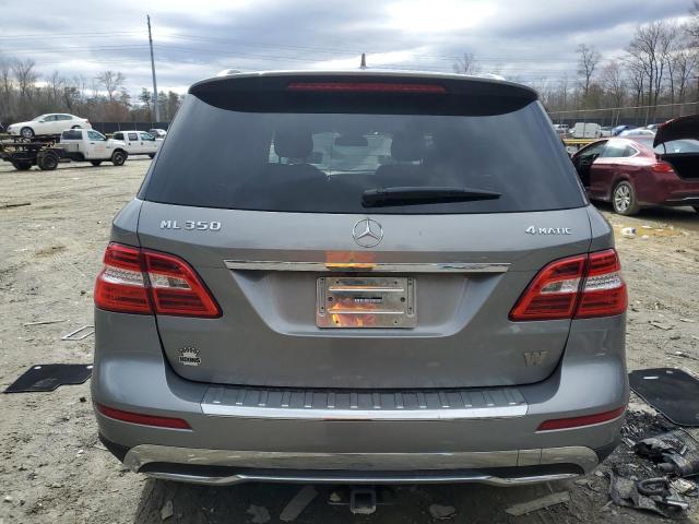 4JGDA5HB1EA359887 - 2014 MERCEDES-BENZ ML 350 4MATIC SILVER photo 6