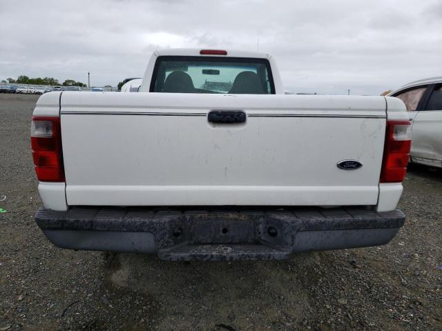 1FTYR10E63PA76165 - 2003 FORD RANGER WHITE photo 6