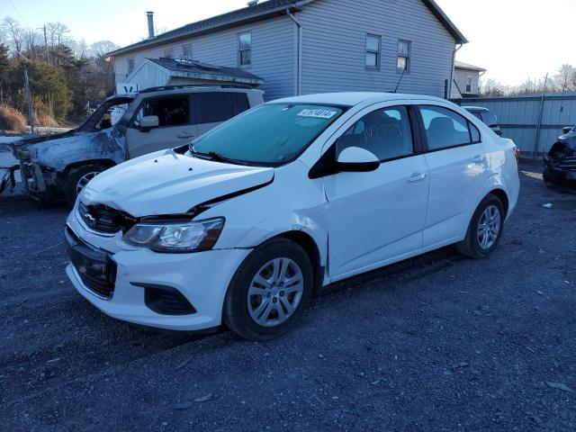 1G1JB5SH1J4104515 - 2018 CHEVROLET SONIC LS WHITE photo 1