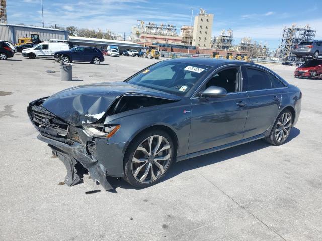 WAUHGAFC1EN011537 - 2014 AUDI A6 PRESTIGE ნაცრისფერი ფოტო 1