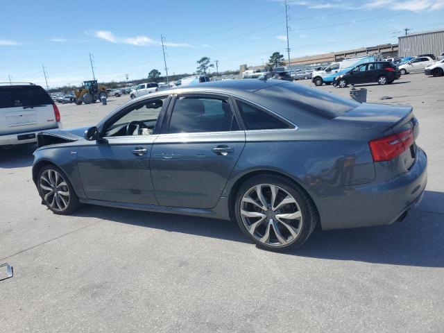 WAUHGAFC1EN011537 - 2014 AUDI A6 PRESTIGE ნაცრისფერი ფოტო 2