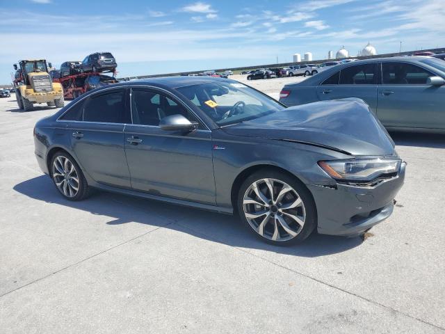 WAUHGAFC1EN011537 - 2014 AUDI A6 PRESTIGE ნაცრისფერი ფოტო 4