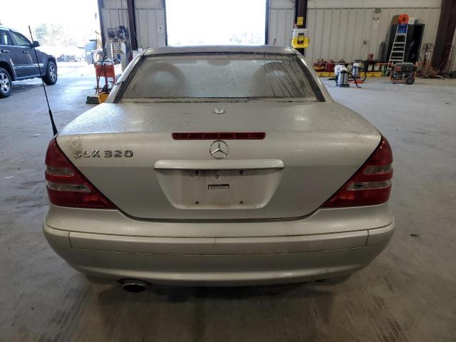 WDBKK65F43F283327 - 2003 MERCEDES-BENZ SLK 320 SILVER photo 6