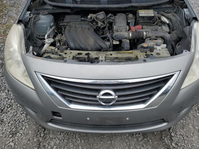 3N1CN7AP8DL824424 - 2013 NISSAN VERSA S GRAY photo 11