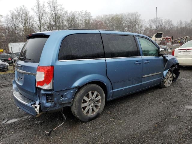 2A4RR8DG6BR781256 - 2011 CHRYSLER TOWN & COU TOURING L BLUE photo 3