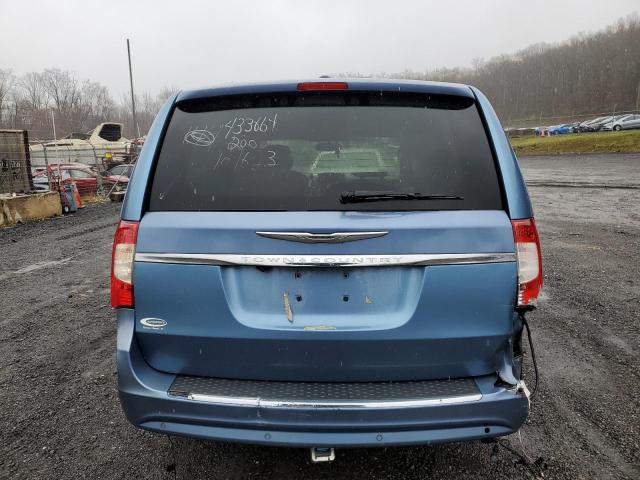 2A4RR8DG6BR781256 - 2011 CHRYSLER TOWN & COU TOURING L BLUE photo 6
