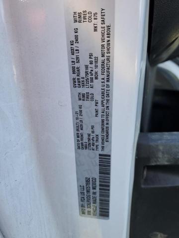 3C6LRVDG1ME576952 - 2021 RAM PROMASTER 2500 HIGH თეთრი ფოტო 13