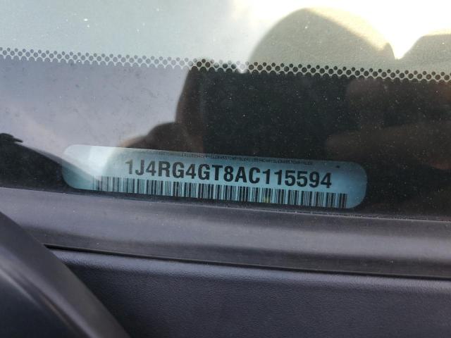 1J4RG4GT8AC115594 - 2010 JEEP COMMANDER SPORT წითელი ფოტო 14