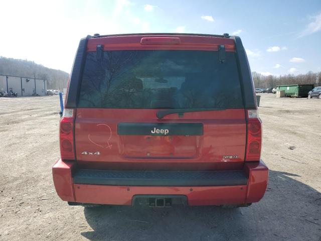 1J4RG4GT8AC115594 - 2010 JEEP COMMANDER SPORT წითელი ფოტო 6