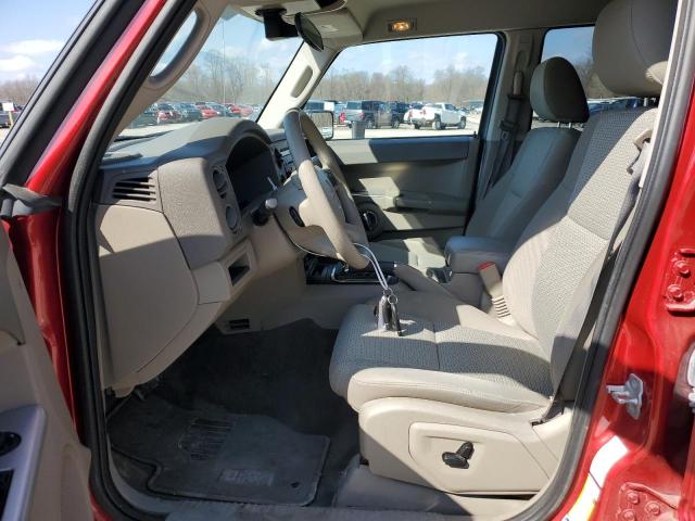 1J4RG4GT8AC115594 - 2010 JEEP COMMANDER SPORT წითელი ფოტო 7