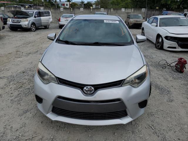 2T1BURHE7GC633953 - 2016 TOYOTA COROLLA L SILVER photo 5